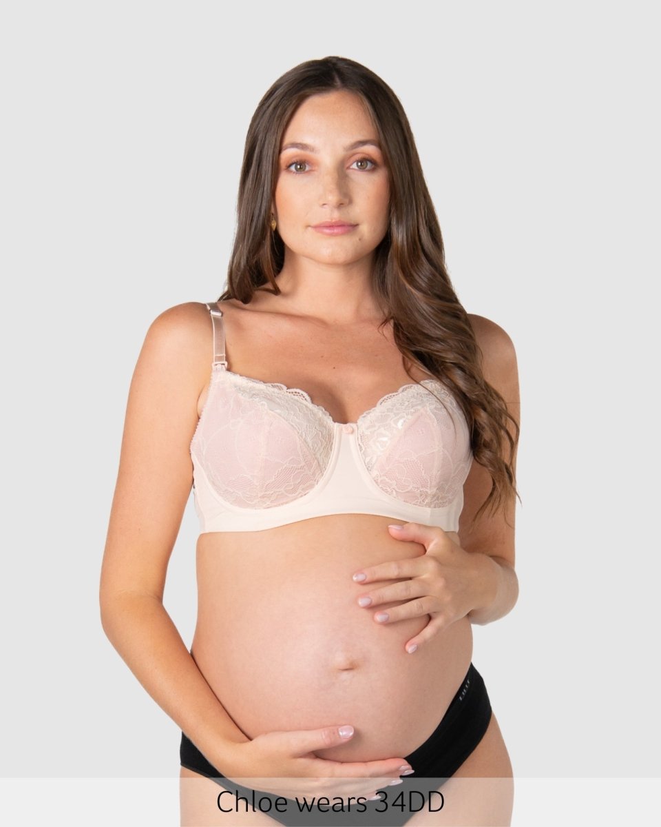 Temptation Full Cup Nursing Bra - Powder