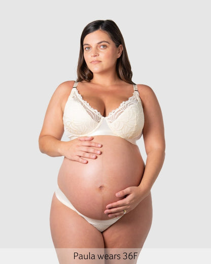 Warrior Plunge 2.0 Nursing Bra - Ivory