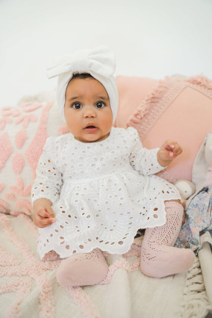 White Ivy Baby Girl Two Piece Set