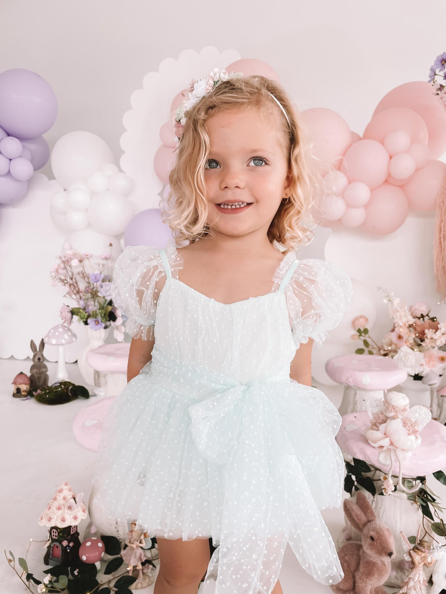Tinkerbell Peppermint Baby Girl Tulle Party Romper