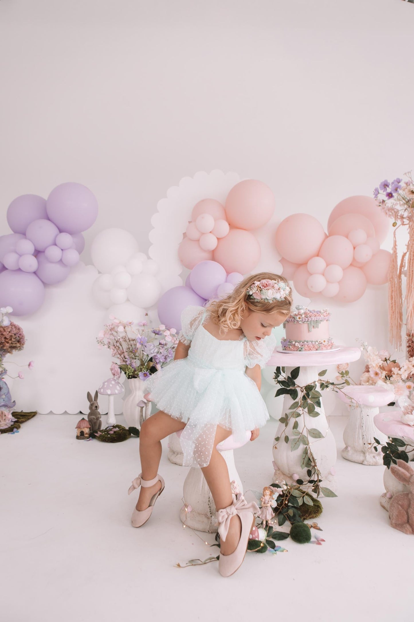 Tinkerbell Peppermint Baby Girl Tulle Party Romper