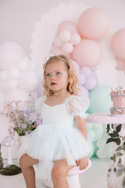 Tinkerbell Peppermint Baby Girl Tulle Party Romper