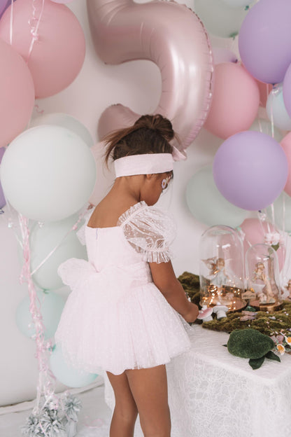 Tinkerbell Sweet Lilac Baby Girl Tulle Party Romper