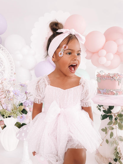 Tinkerbell Sweet Lilac Baby Girl Tulle Party Romper