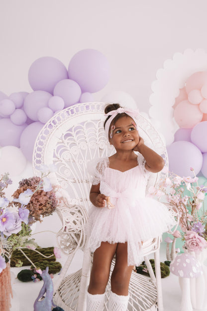 Tinkerbell Sweet Lilac Baby Girl Tulle Party Romper