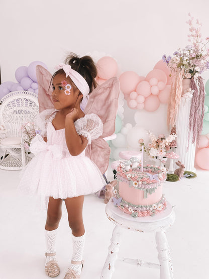 Tinkerbell Sweet Lilac Baby Girl Tulle Party Romper
