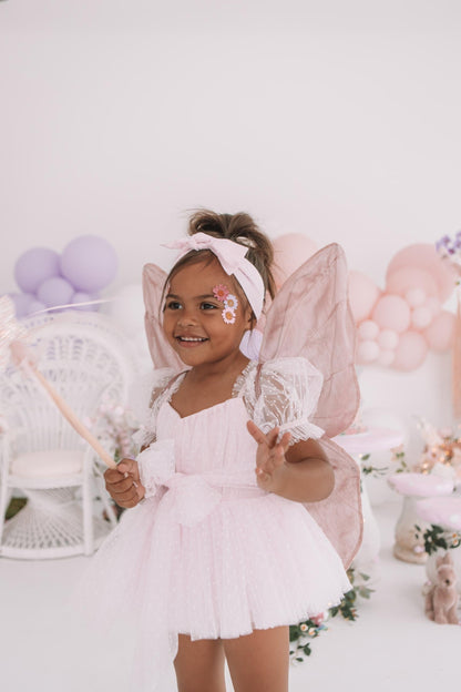 Tinkerbell Sweet Lilac Baby Girl Tulle Party Romper