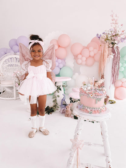 Tinkerbell Sweet Lilac Baby Girl Tulle Party Romper