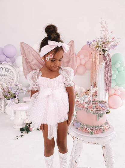 Tinkerbell Sweet Lilac Baby Girl Tulle Party Romper