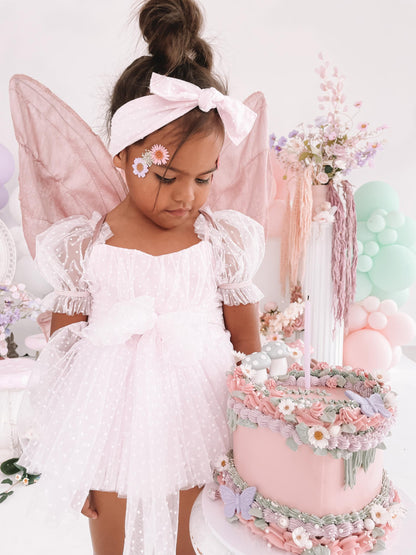 Tinkerbell Sweet Lilac Baby Girl Tulle Party Romper
