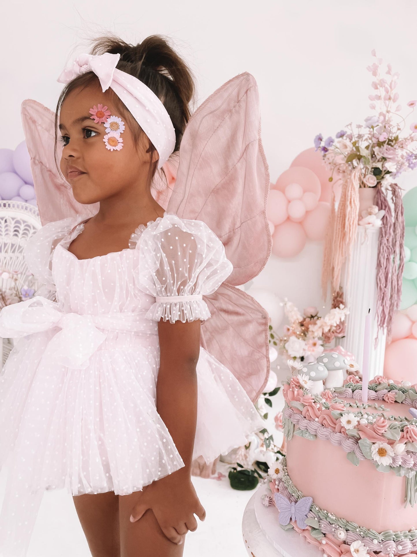 Tinkerbell Sweet Lilac Baby Girl Tulle Party Romper