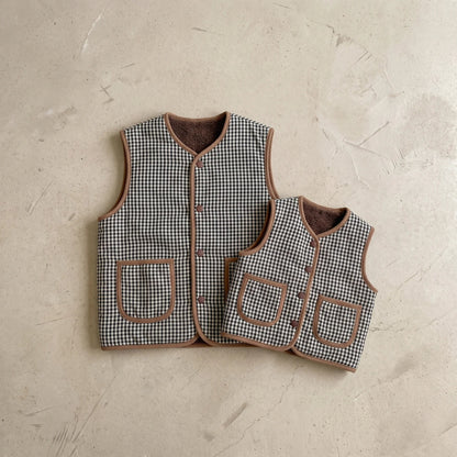 Reversible Teddy Sleeveless Jacket WOMEN – ANDRÉA