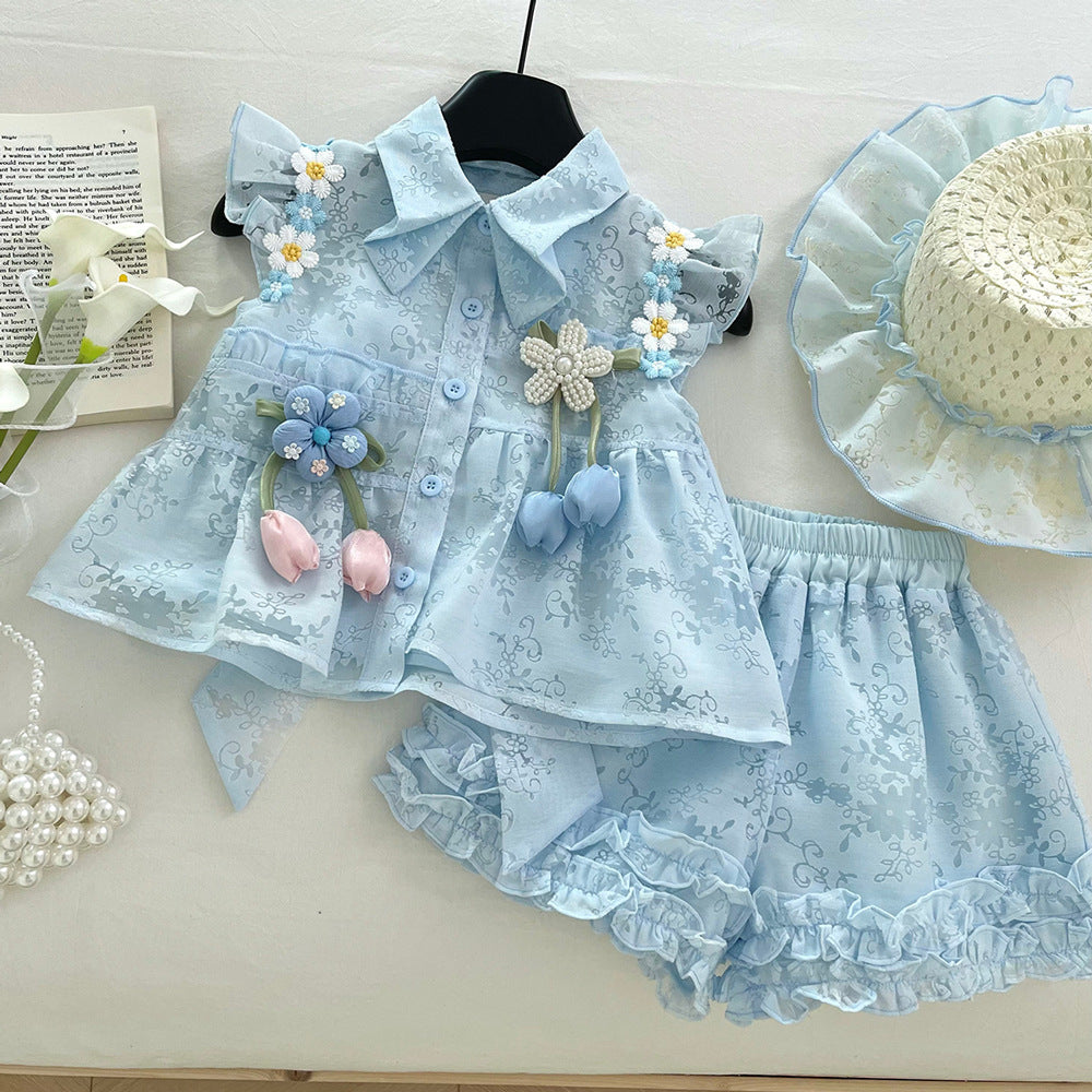 Girls Summer Holiday Outfit Girls Summer Beach Outfit Two-piece set