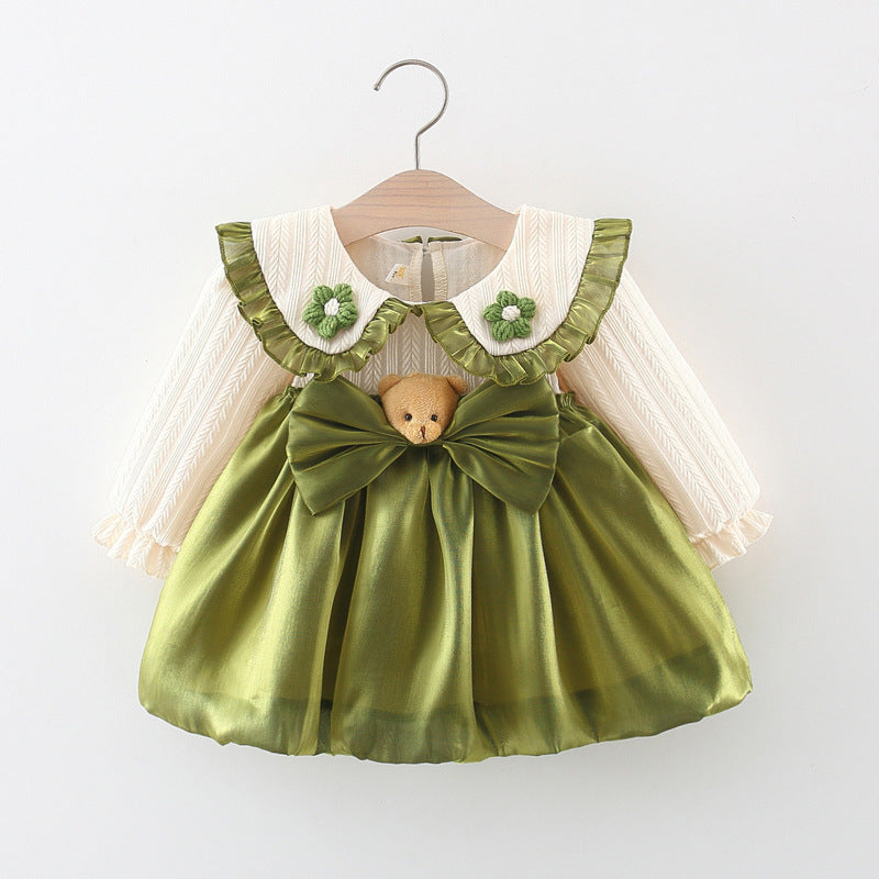 Girls Autumn School Dresses Girls Elegant School Dresses