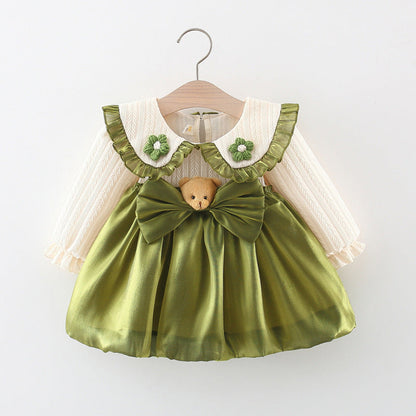 Girls Autumn School Dresses Girls Elegant School Dresses
