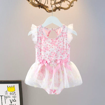 Summer Baby Cute Princess Onesie Swimsuit