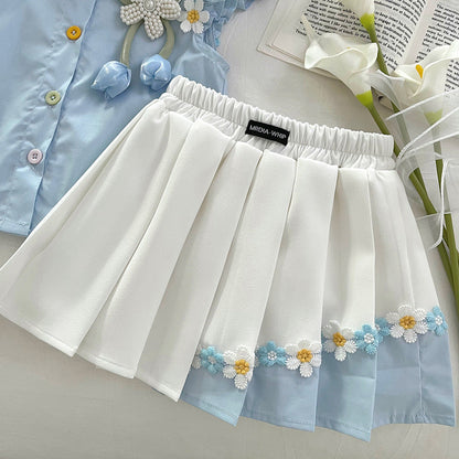 Girls Preppy Outfit Girls Summer Vacation Outfit Two-piece Set