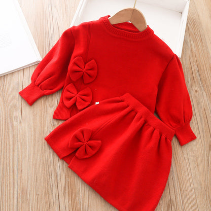 Girls Fall School Outfit Girls Casual Comfortable Outfit Two-piece set
