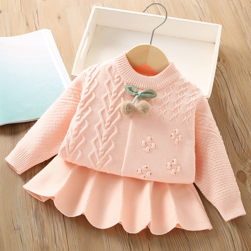 Girls Easy Daily Outfit Girls Elegant School Outfit Two Piece Set