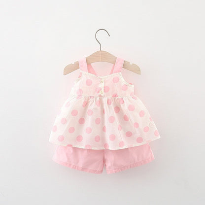 Girls Resort Outfit Girls Summer Vacation Outfit Two-piece Set