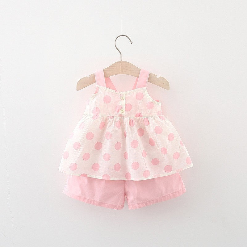 Girls Resort Outfit Girls Summer Vacation Outfit Two-piece Set