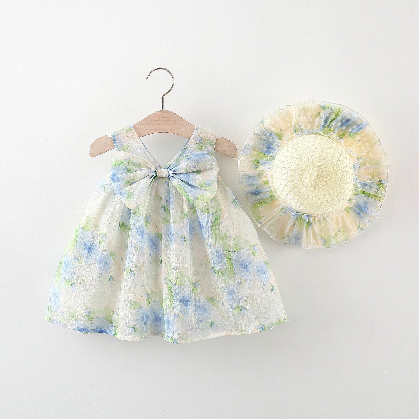 Girls Cute Vacation Dress  Girls Floral Vacation Dress