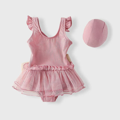 Cute Baby Summer Princess Tulle Swimsuit