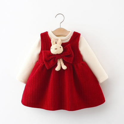 Girls Autumn School Dress Girls Elegant Dress