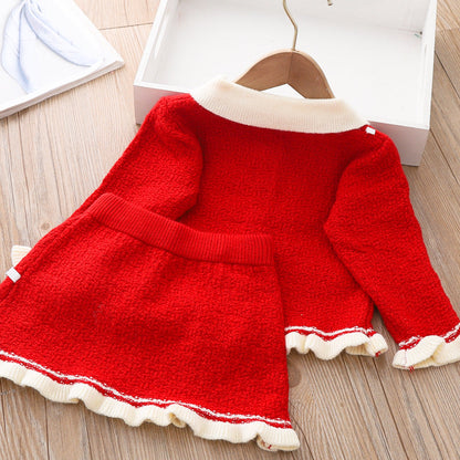 Girls Casual Comfortable Outfit Girls Fall Outfit Two-Piece Set