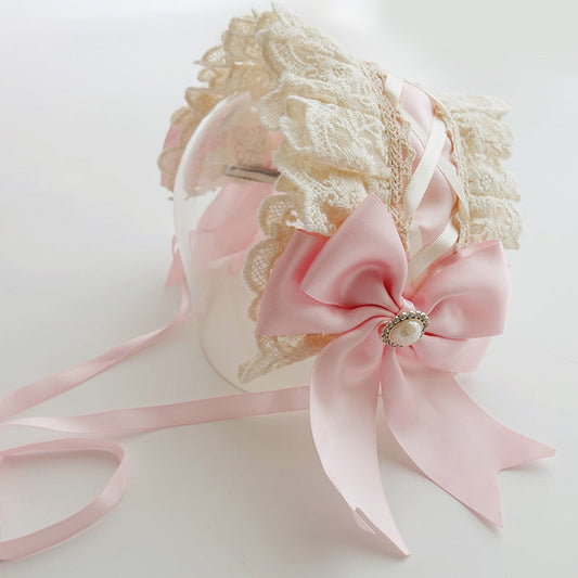 Lace Headband Bow Lolita Hairpin