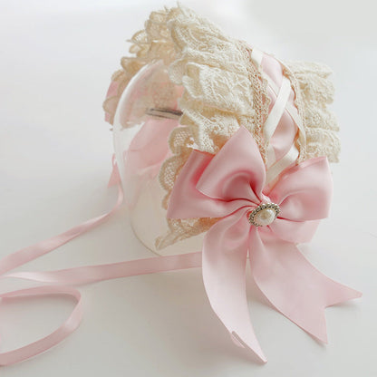 Lace Headband Bow Lolita Hairpin