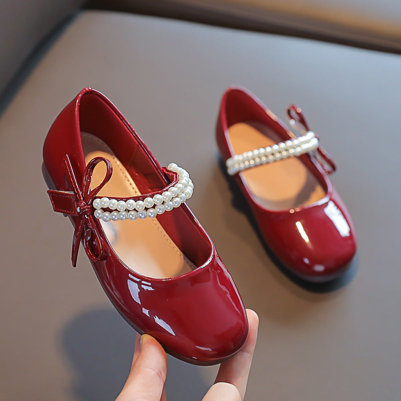Girls' Soft-soled Flat Princess Shoes