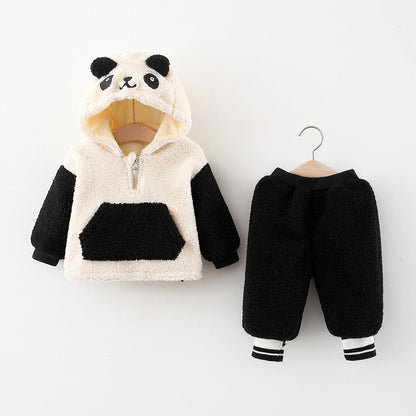 Girls Autumn Outfit Girls Fall School Two-piece Set