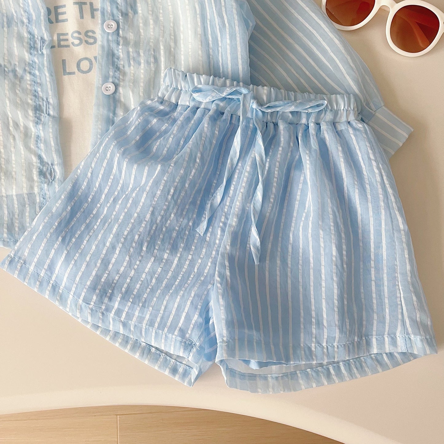 Girls School Daily Outfit Girls Summer Holiday Outfit Three-piece Set