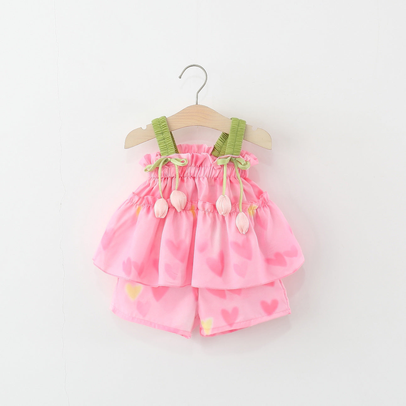 Girls Resort Outfit Girls Summer Holiday Outfit Two-piece Set