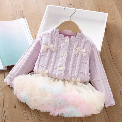 Girls Fall School Outfit Girls School Daily Outfit Two-Piece Set