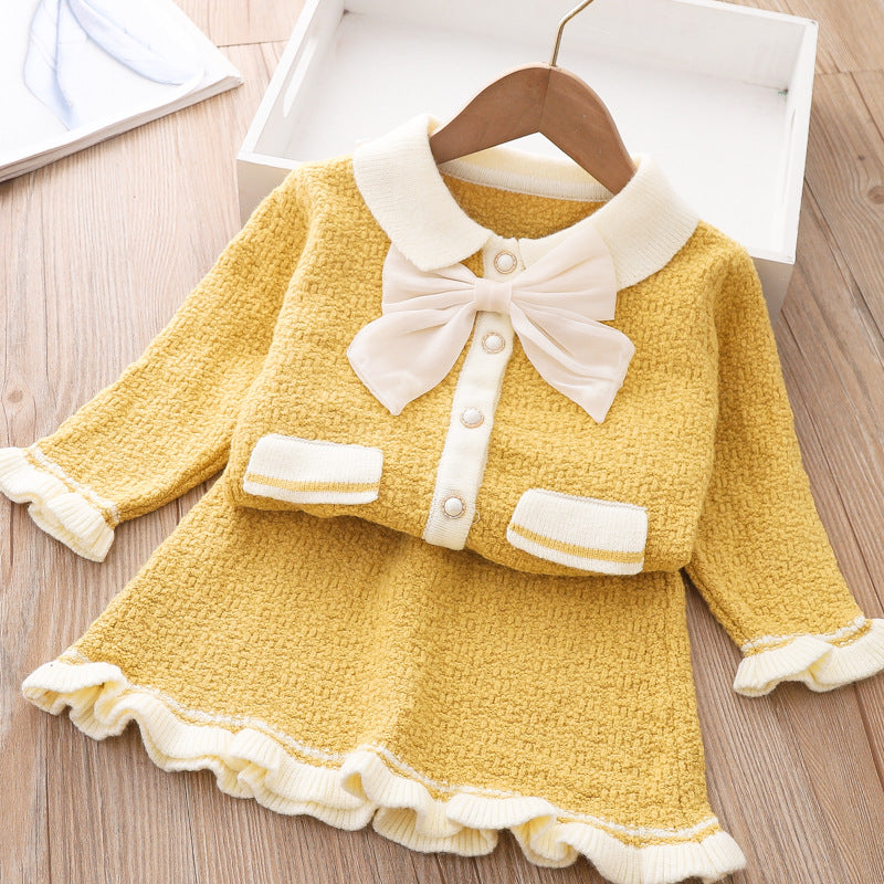 Girls Casual Comfortable Outfit Girls Fall Outfit Two-Piece Set