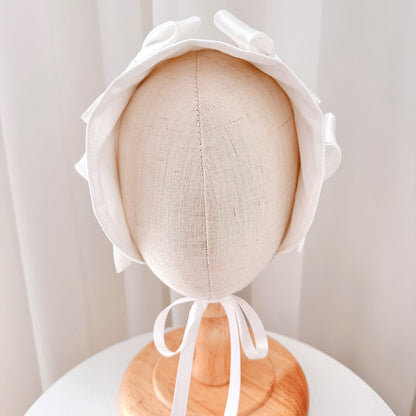 Baby White Birthday Princess Hat Girl Bowknot Cute Hat