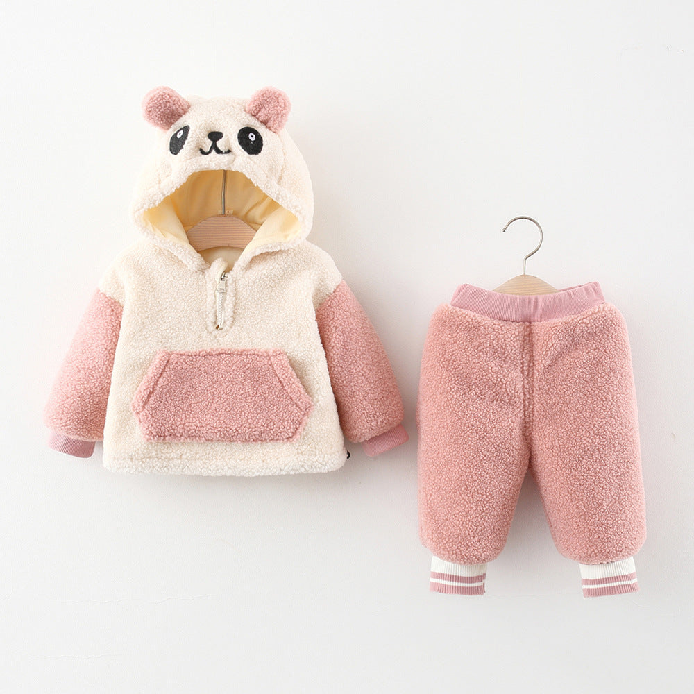 Girls Autumn Outfit Girls Fall School Two-piece Set
