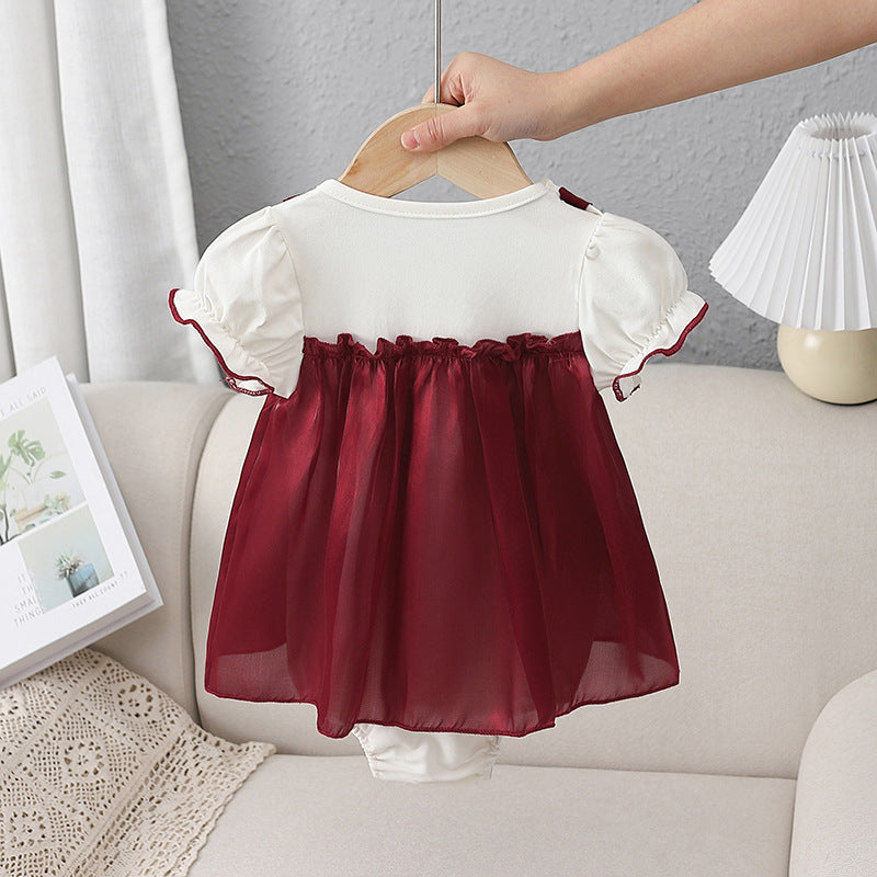 Girls Summer Holiday Dress Girls Cute Resort Dress