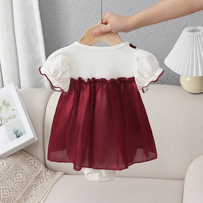 Girls Summer Holiday Dress Girls Cute Resort Dress