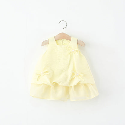 Girls Back to School Dress Girls Summer Vacation Dress