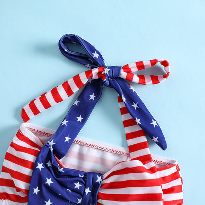 Girls Summer Bow Mermaid Swimsuit