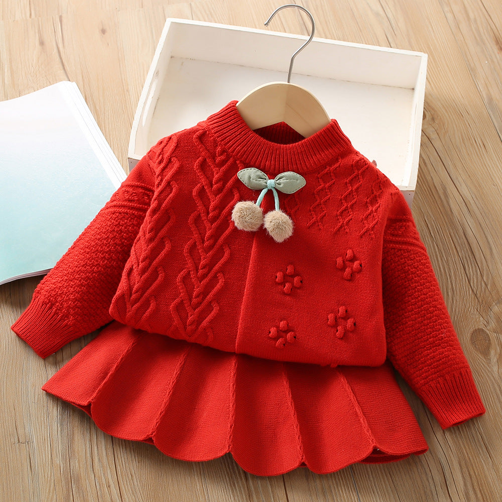 Girls Easy Daily Outfit Girls Elegant School Outfit Two Piece Set