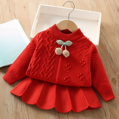 Girls Easy Daily Outfit Girls Elegant School Outfit Two Piece Set