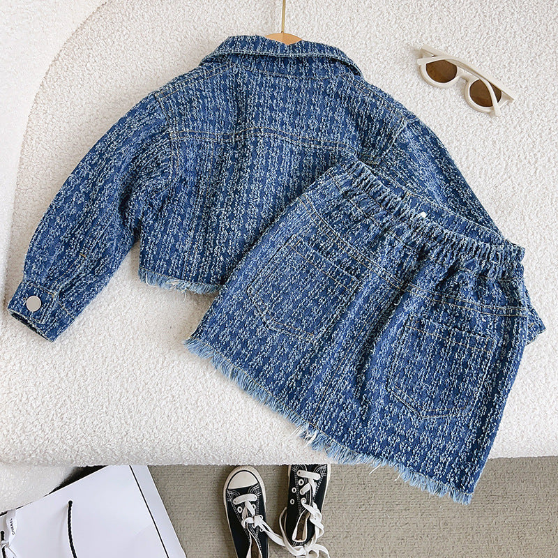 Girls Back to School Outfit Girls Autumn School Outfit Two-piece Set