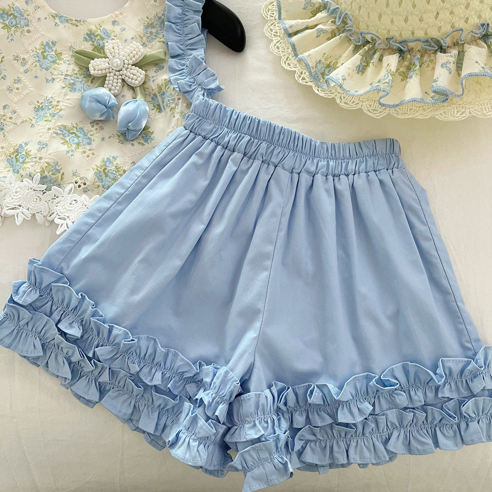 Girls Summer Vacation Dress Girls Floral Holiday Dress