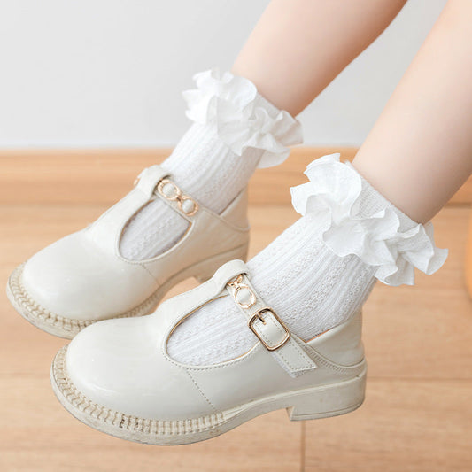 Cute Girls' Lace Princess Socks