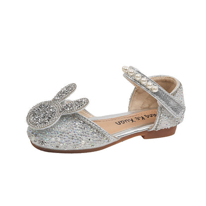 Baby Girls Sequins Rabbit Birthday Princess Dress Shoes