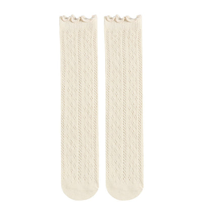 Baby Girls Thin Cotton Hollow Socks